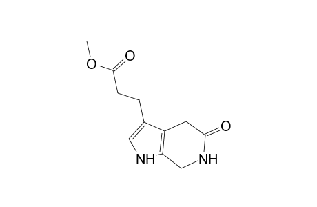 1H-Pyrrolo[2,3-c]pyridine-3-propanoic acid, 5(4H)-oxo-6,7-dihydro-, methyl ester