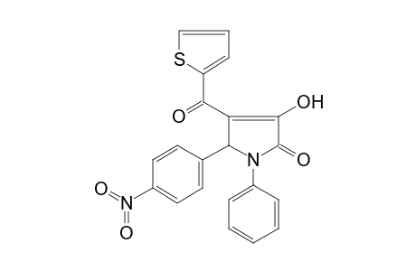 2-(4-nitrophenyl)-4-oxidanyl-1-phenyl-3-thiophen-2-ylcarbonyl-2H-pyrrol-5-one