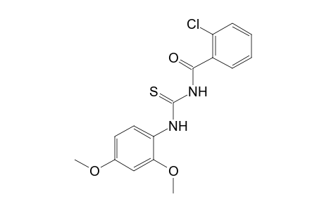 1-(o-chlorobenzoyl)-3-(2,4-dimethoxyphenyl)-2-thiourea