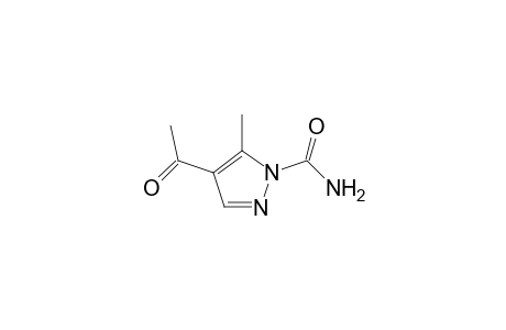 4-Acetyl-5-methyl-1-pyrazolecarboxamide