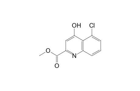 2-Quinolinecarboxylic acid, 5-chloro-4-hydroxy-, methyl ester