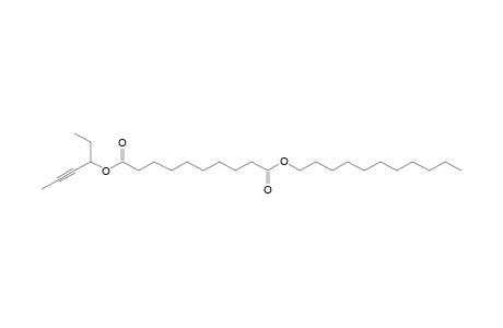 Sebacic acid, hex-4-yn-3-yl undecyl ester