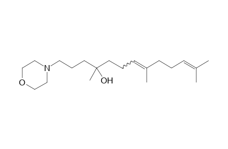 4,8,12-trimethyl-1-morpholino-trideca-7,11-dien-4-ol