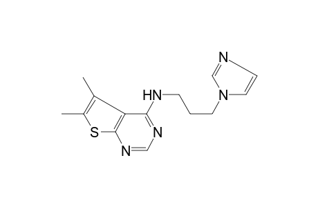 N-[3-(1H-imidazol-1-yl)propyl]-5,6-dimethylthieno[2,3-d]pyrimidin-4-amine