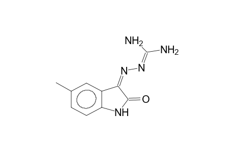 (E)-2-(1,2-DIHYDRO-5-METHYL-2-OXO-3H-INDOL-3-YLIDENE)-HYDRAZINE-CARBOXIMID-AMIDE