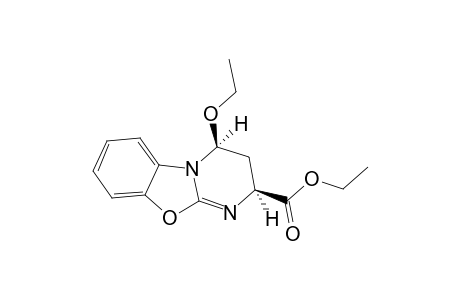 ETHYL-(2R*,4S*)-4-ETHOXY-3,4-DIHYDRO-2H-PYRIMIDO-[2,1-B]-[1,3]-BENZOXAZOLE-2-CARBOXYLATE