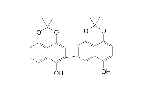 4,5:4',5'-Bisisopropylidenedioxy-2,2'-binaphthylene-1,1'-diol