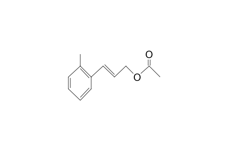 2-Propen-1-ol, 3-(2-methylphenyl)-, acetate, (E)-