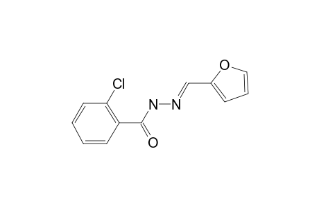 Benzoic acid, 2-chloro-(2-furanmethylene)hydrazide