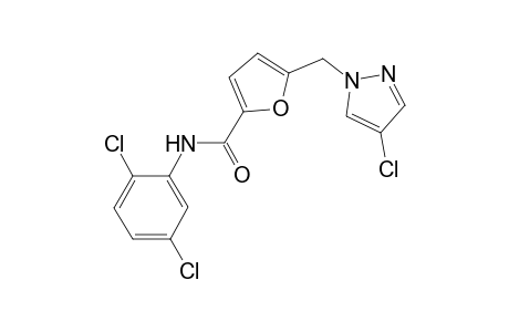 5-[(4-chloro-1H-pyrazol-1-yl)methyl]-N-(2,5-dichlorophenyl)-2-furamide