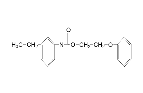 m-ethylcarbanilic acid, 2-phenoxyethyl ester