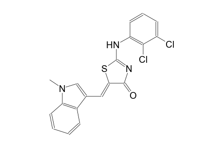 (5Z)-2-(2,3-dichloroanilino)-5-[(1-methyl-1H-indol-3-yl)methylene]-1,3-thiazol-4(5H)-one