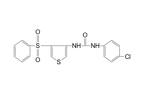 1-(p-chlorophenyl)-3-[4-(phenylsulfonyl)-3-thienyl]urea