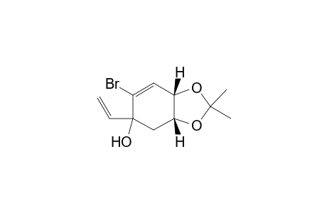 (3aR,7aS)-6-bromanyl-5-ethenyl-2,2-dimethyl-4,7a-dihydro-3aH-1,3-benzodioxol-5-ol