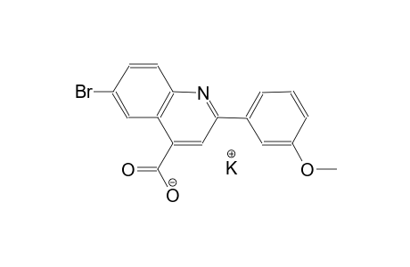 potassium 6-bromo-2-(3-methoxyphenyl)-4-quinolinecarboxylate