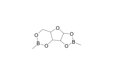 .alpha.-D-Xylofuranose, cyclic 1,2:3,5-bis(methylboronate)