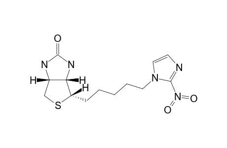 1-[2,2a,4,5,5a,6-Hexahydro-3H-4-oxothieno[3,4-d]imidazol-2-yl]-5-(2-nitroimidazol-1-yl)pentane