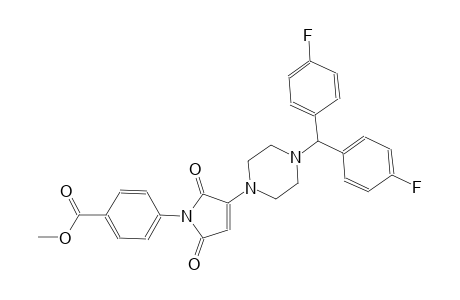 benzoic acid, 4-[3-[4-[bis(4-fluorophenyl)methyl]-1-piperazinyl]-2,5-dihydro-2,5-dioxo-1H-pyrrol-1-yl]-, methyl ester