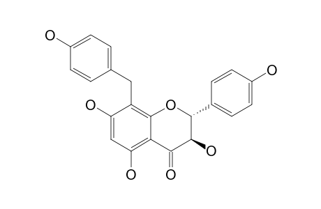 5,7,4'-TRIHYDROXY-8-PARA-HYDROXYBENZYLDIHYDROFLAVONOL