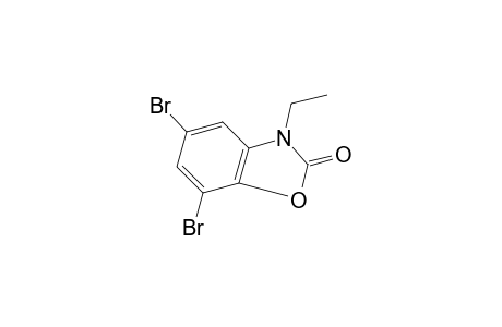5,7-dibromo-3-ethyl-2-benzoxazolinone