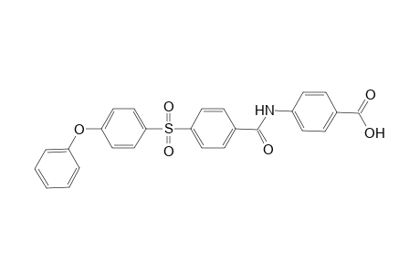 4-({4-[(4-phenoxyphenyl)sulfonyl]benzoyl}amino)benzoic acid