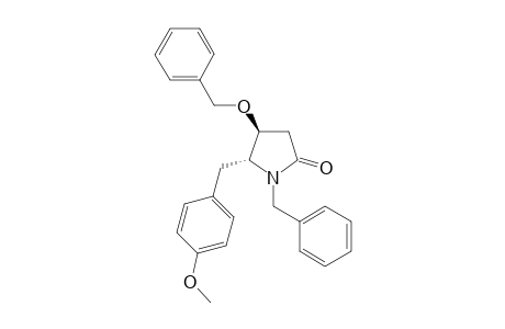 (2R,3S)-1-Benzyl-4-benzyloxy-5-(4-methoxybenzyl)-2-pyrrolidinone