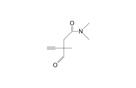 3-formyl-N,N,3-trimethylpent-4-ynamide
