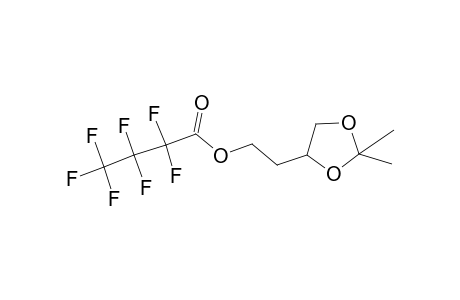 4-(2-Hydroxyethyl)-2,2-dimethyl-1,3-dioxolane, heptafluorobutyrate