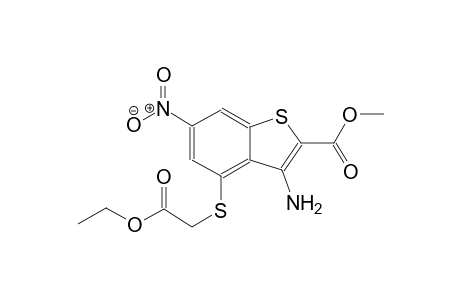 3-Amino-4-[(2-ethoxy-2-keto-ethyl)thio]-6-nitro-benzothiophene-2-carboxylic acid methyl ester