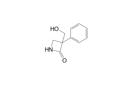 3-(hydroxymethyl)-3-phenyl-2-azetidinone