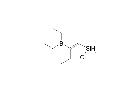 2-Pentene, 3-diethylboryl-2-(chloromethylsilyl)-