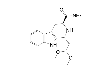 (1R,3S)-1-(2,2-dimethoxyethyl)-2,3,4,9-tetrahydro-1H-$b-carboline-3-carboxamide