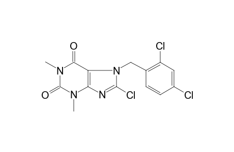 8-chloro-7-(2,4-dichlorobenzyl)-1,3-dimethyl-3,7-dihydro-1H-purine-2,6-dione