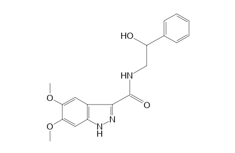 5,6-dimethoxy-N-(beta-hydroxyphenethyl)-1H-indazole-3-carboxamide