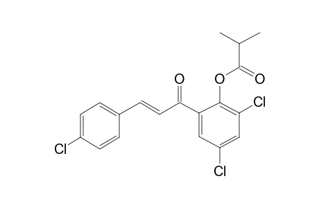 2'-Hydroxy-3',4,5'-trichlorochalcone, 2-methylpropionate