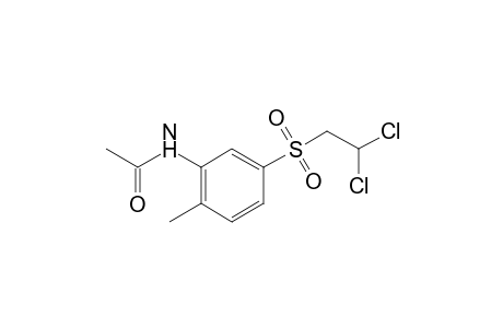 5'-[(2,2-dichloroethyl)sulfonyl]-o-acetotoluidide