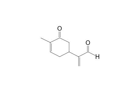 3-Cyclohexene-1-acetaldehyde, 4-methyl-.alpha.-methylene-5-oxo-