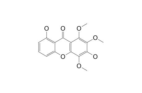 1,2,4-Trimethoxy-3,8-dihydroxyxanthone