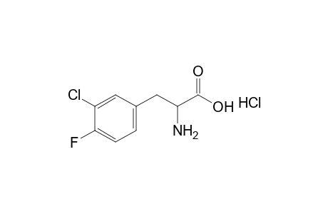 3-(3-Chloro-4-fluorophenyl)alanine, hydrochloride