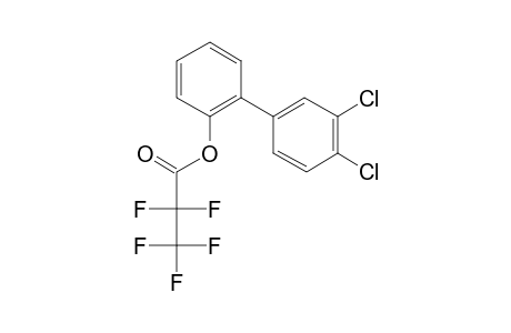 2-Hydroxy-3',4'-dichlorobiphenyl, pentafluoropropionate