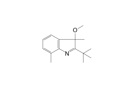 2-tert-Butyl-3-methoxy-3,7-dimethyl-indole