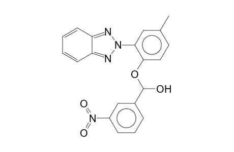 Benzenemethanol, 3-nitro-.alpha.-[(2H-benzotriazol-2-yl)-p-tolyloxy]-