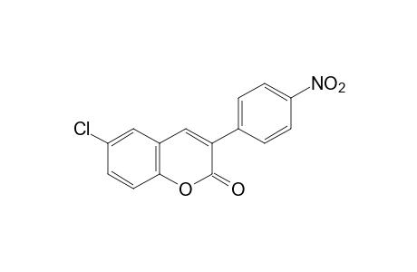 6-Chloro-3-(p-nitrophenyl)coumarin