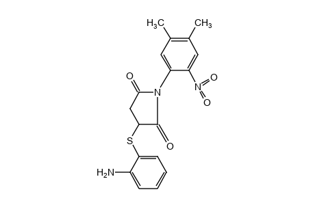 2-[(o-aminophenyl)thio]-N-(6-nitro-3,4-xylyl)succinimide