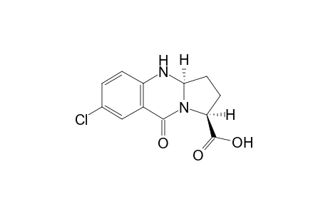 7-Chloro-9-oxo-1,2,3,3a,4,9-hexahydropyrrolo[2,1-b]quinazoline-1-carboxylic acid