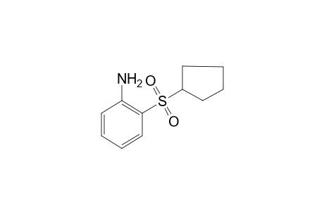 o-(cyclopentylsulfonyl)aniline