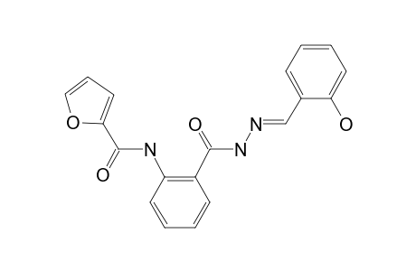 N-(2-([(2E)-2-(2-Hydroxybenzylidene)hydrazino]carbonyl)phenyl)-2-furamide