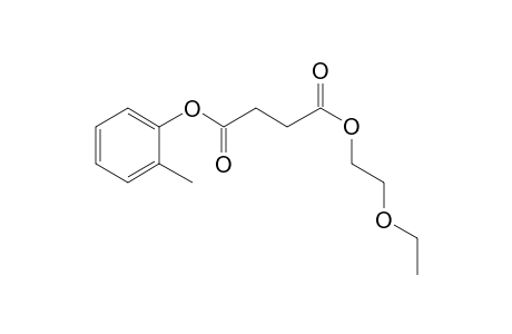 Succinic acid, 2-methylphenyl 2-ethoxyethyl ester