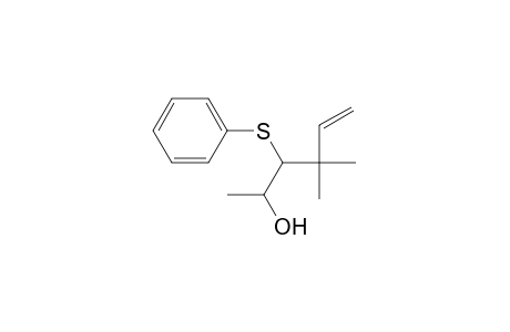 5-Hexen-2-ol, 4,4-dimethyl-3-(phenylthio)-