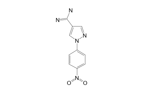 1-(4'-NITROPHENYL)-1H-PYRAZOLE-4-CARBOXIMIDAMIDE